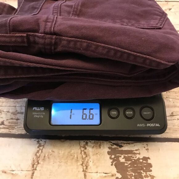 Vintage Wrangler Womens High Waisted Burgundy Plum “Mom” Jeans Size 16 (31/31) - Picture 14 of 16